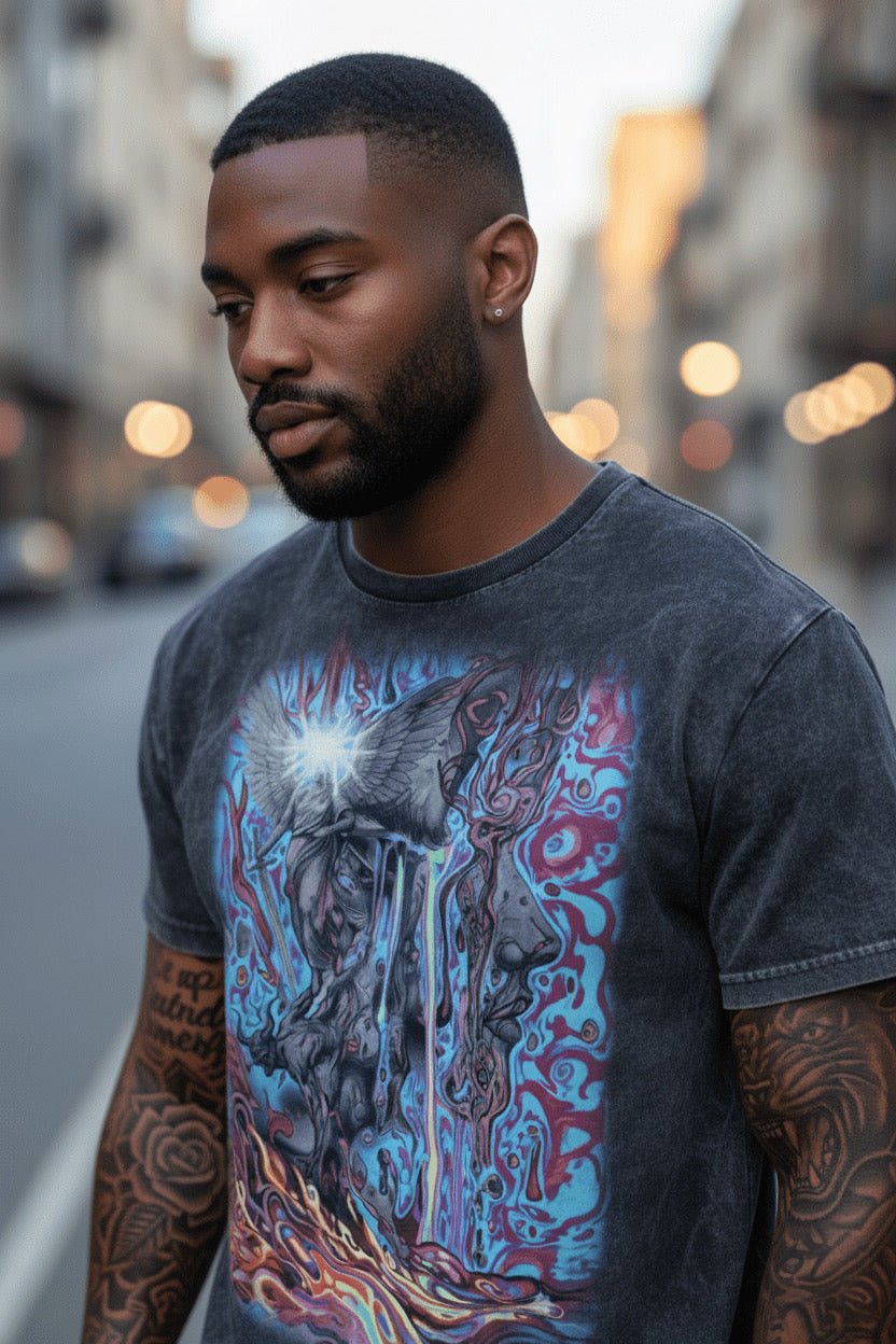 "Self - Conflict" Vintage T-Shirt - Up The Dose