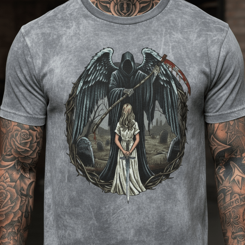 "Angel Of Death" Vintage T-Shirt - Up The Dose